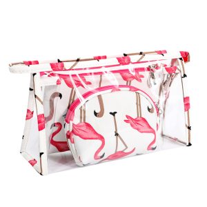 Trousse Maquillage Femme Polyester Blanc